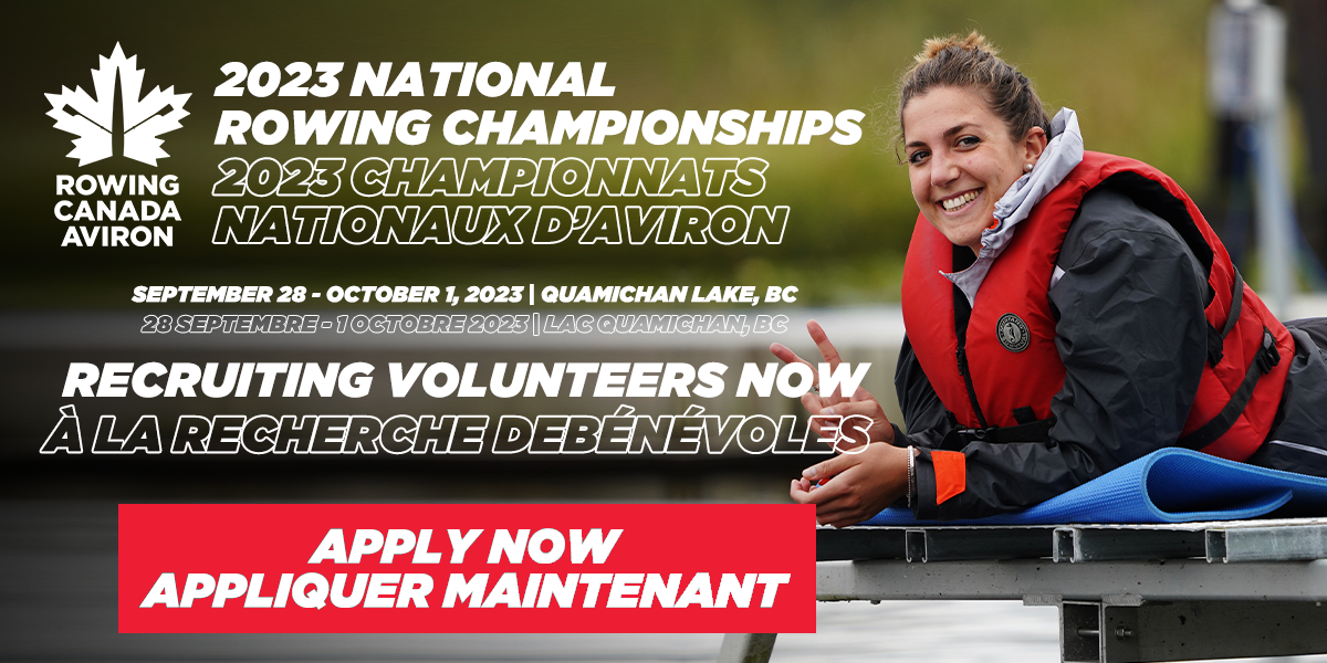 Volunteer for the 2023 National Rowing Championships