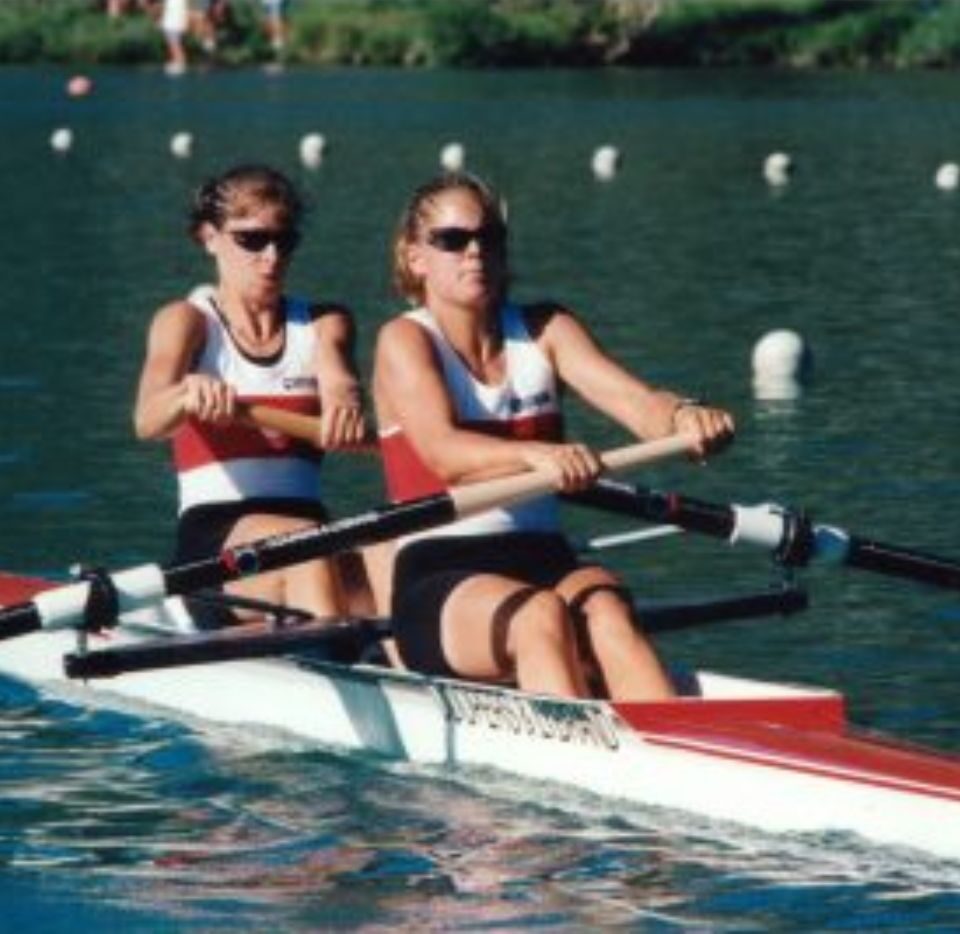 Deux féminin champion du monde 1997/98 (Emma Robinson et Alison Korn)