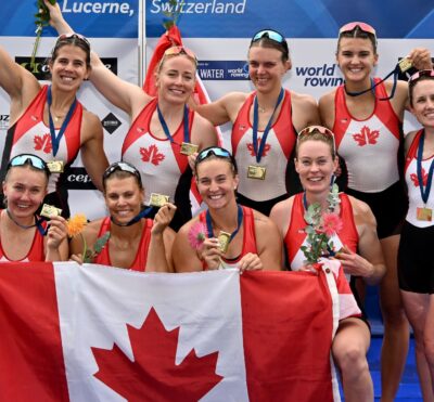 Équipe Canada décroche l’or au huit féminin à la Coupe du monde II