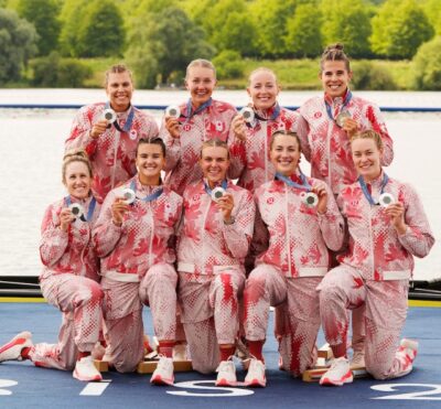 Le huit féminin du Canada remporte l’argent aux Jeux olympiques de Paris 2024