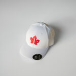 Casquette de baseball avec emblème classique (blanc)