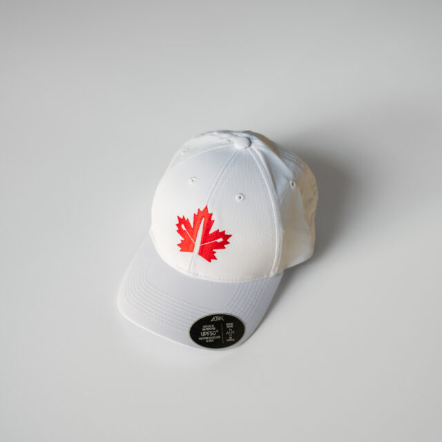 Casquette de baseball avec emblème classique (blanc)