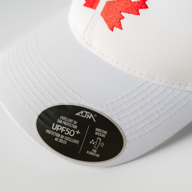 Casquette de baseball avec emblème classique (blanc)