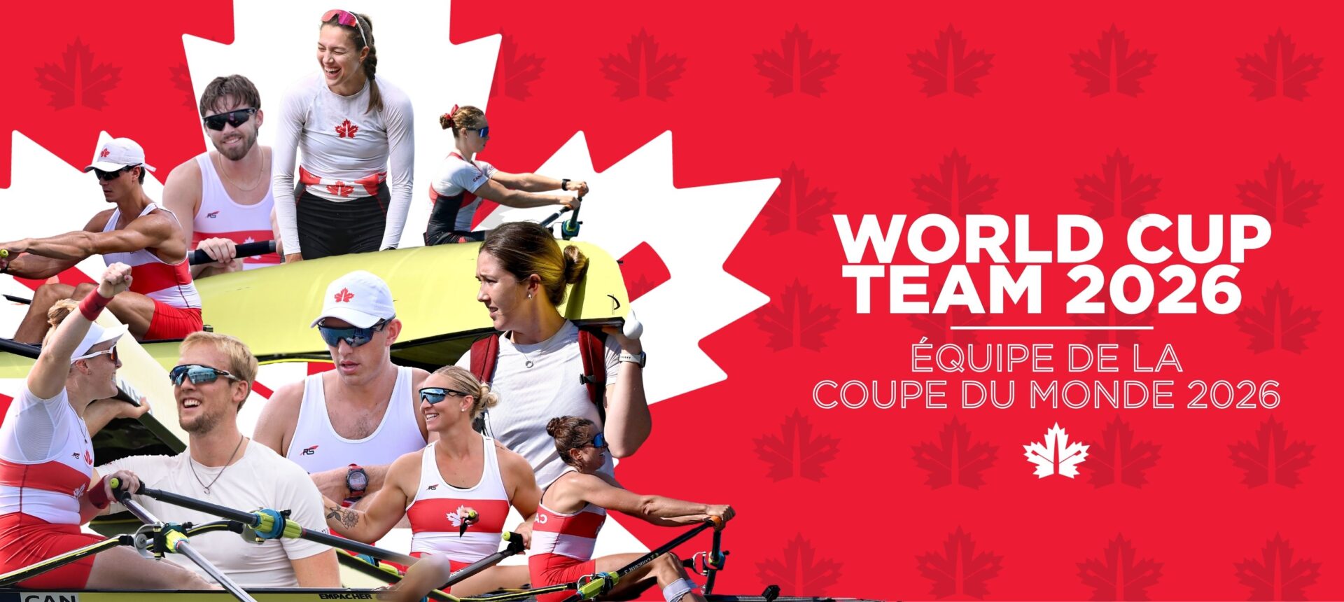 La composition de l’équipe nationale senior dévoilée en vue de la saison 2026 de la Coupe du monde d’aviron