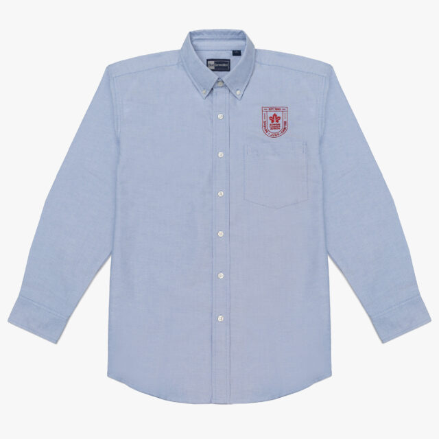Chemise Oxford à manches longues pour juges-arbitres(BlueGeneration)
