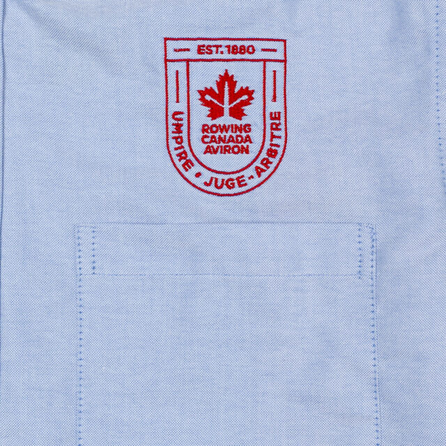 Chemise Oxford à manches courtes pour juges-arbitres (BlueGeneration)