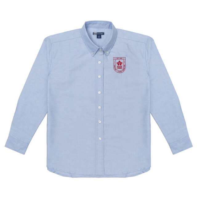 Chemise Oxford à manches longues pour juges-arbitres(BlueGeneration)