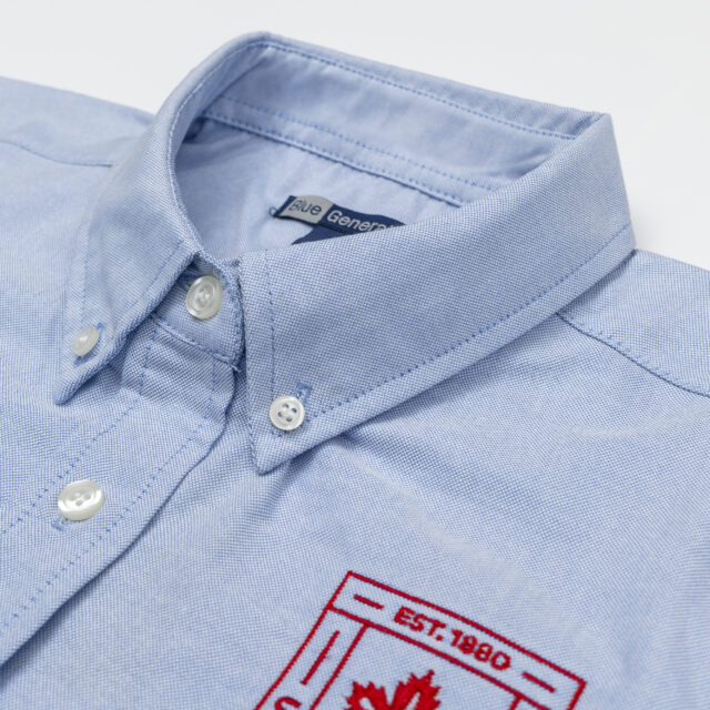 Chemise Oxford à manches courtes pour juges-arbitres (BlueGeneration)