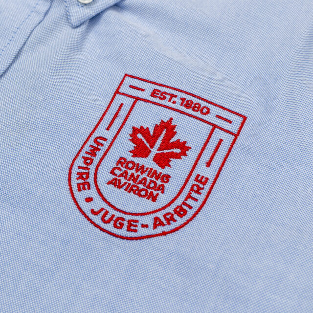 Chemise Oxford à manches courtes pour juges-arbitres (BlueGeneration)