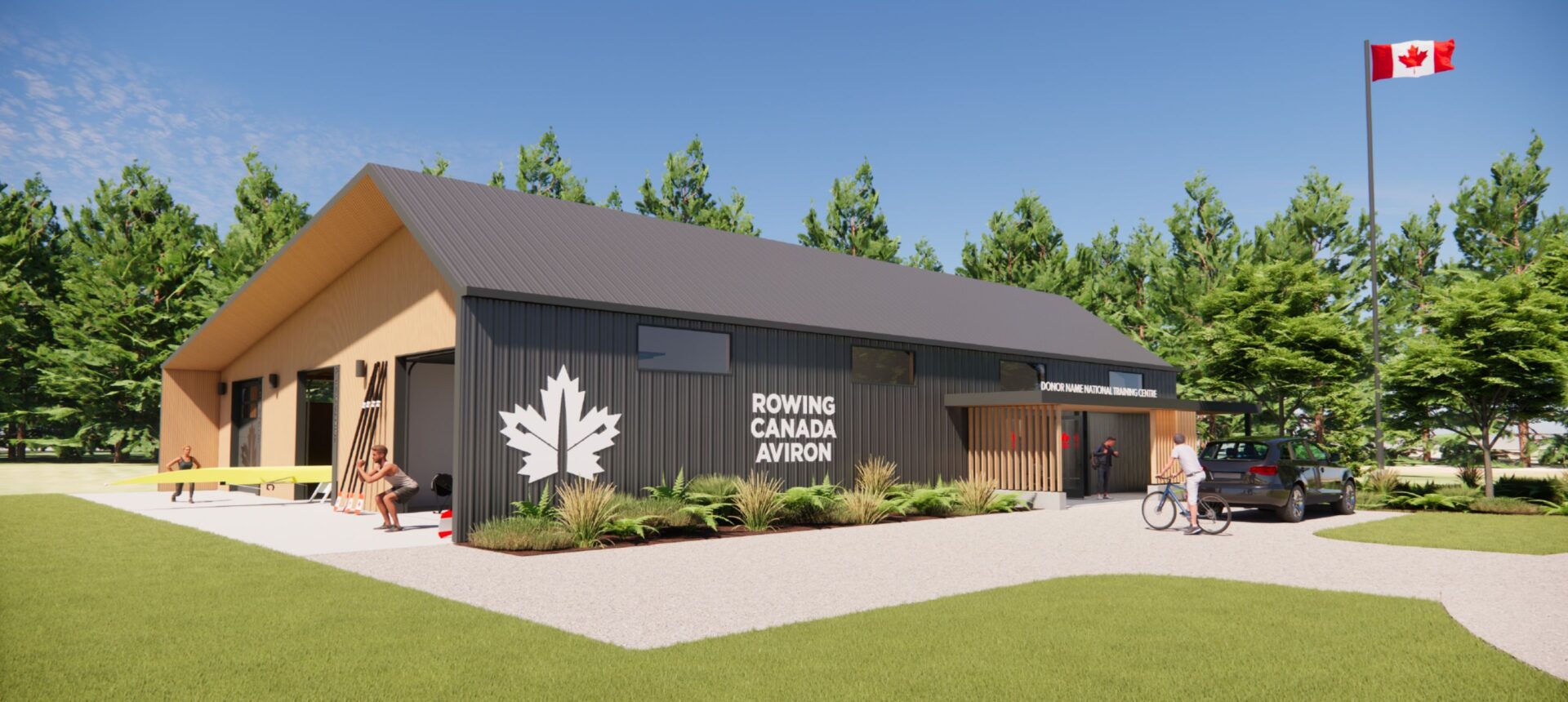 Un héritage durable pour l’aviron canadien : Don majeur de la Fondation de la Famille Lindsay pour commanditer le hangar du Centre national d’entraînement